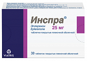 Купить инспра, таблетки, покрытые пленочной оболочкой 25мг, 30 шт в Дзержинске