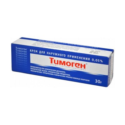 Купить тимоген, крем для наружного применения 0,05%, туба 30г в Дзержинске