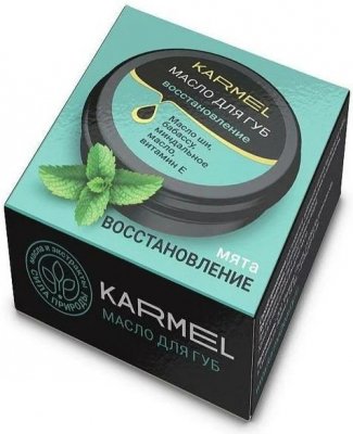 Купить karmel (кармель) масло для губ восстановление мятная свежесть с маслом ши, бабассу, витамином е, 15мл в Дзержинске
