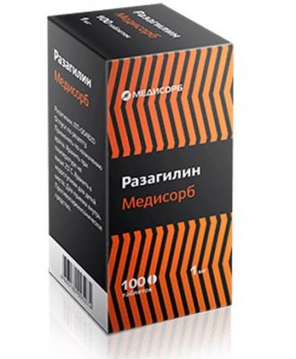 Купить разагилин-медисорб, таблетки 1мг, 100 шт в Дзержинске