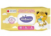 Купить watashi (ваташи) салфетки влажные для детей с д-пантенолом 0+ 80 шт. в Дзержинске