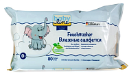 Купить babyline (бэбилайн) салфетки влажные 80 шт в Дзержинске