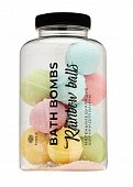 Купить fabrik cosmetology (фабрик косметик) шарики бурлящие маленькие для ванны rainbow balls 200 гр в Дзержинске