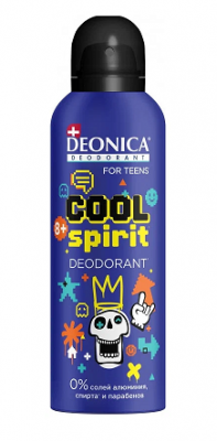 Купить deonica for teens (деоника) дезодорант cool spirit, аэрозоль 125мл в Дзержинске