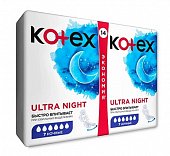 Купить kotex ultra (котекс) прокладки ультра ночные 14шт в Дзержинске