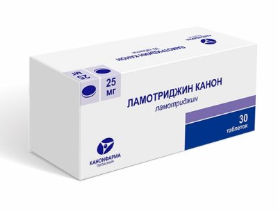 Купить ламотриджин-канон, таблетки 25мг, 30 шт в Дзержинске