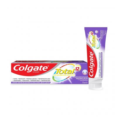 Купить колгейт (colgate) зубная паста total 12 pro-здоровье десен, 75мл в Дзержинске