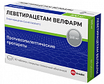 Купить леветирацетам велфарм, таблетки покрытые пленочной оболочкой 500 мг, 60 шт в Дзержинске