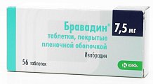 Купить бравадин, таблетки, покрытые пленочной оболочкой 7,5мг, 56 шт в Дзержинске