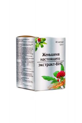 Купить женьшеня настоящего экстракт-вис, капсулы 400мг, 40шт бад (вис ооо, россия) в Дзержинске