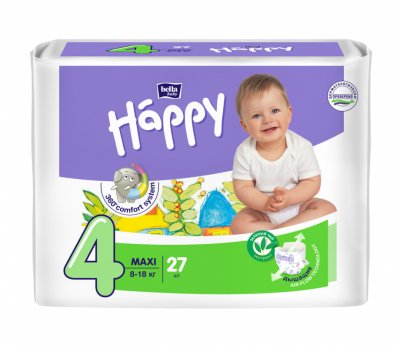 Купить bella baby happy (белла) подгузники 4 макси 8-18кг 27 шт в Дзержинске