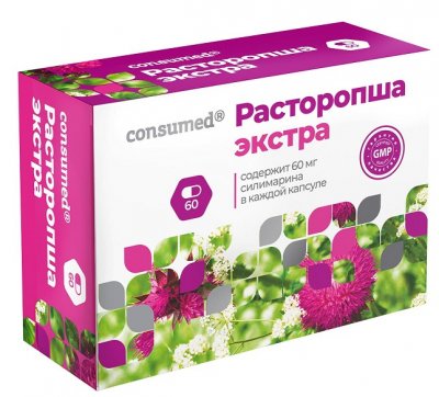 Купить расторопша-экстра консумед (consumed), капсулы 60 шт бад в Дзержинске