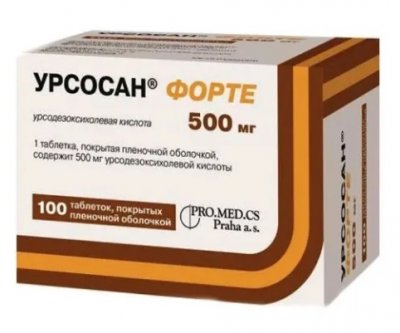 Купить урсосан, таблетки, покрытые пленочной оболочкой 500мг, 100 шт в Дзержинске