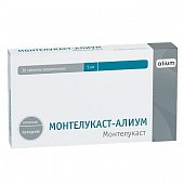 Купить монтелукаст-алиум, таблетки жевательные 5мг, 30 шт в Дзержинске