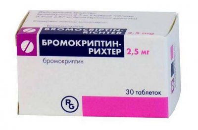 Купить бромокриптин-рихтер, таблетки 2,5мг, 30 шт в Дзержинске