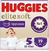 Купить huggies (хаггис) трусики elitesoft 5, 13-17кг 19 шт в Дзержинске