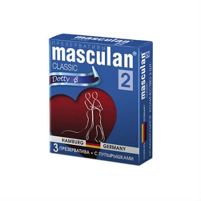 Купить masculan-2 (маскулан) презервативы классик с пупырышками 3шт в Дзержинске
