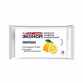 Купить эконом smart салфетки влажные лимон 15шт в Дзержинске