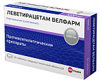 Купить леветирацетам велфарм, таблетки покрытые пленочной оболочкой 1000 мг, 30 шт в Дзержинске