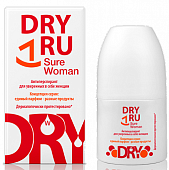 Купить драй ру (dry ru) sure woman антиперспирант для уверенных в себе женщин, 50мл в Дзержинске