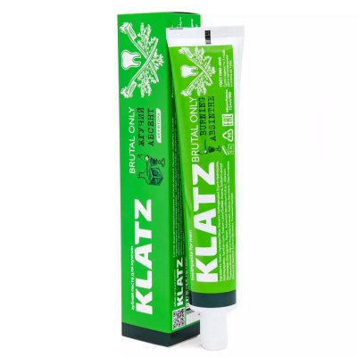 Купить klatz (клатц) зубная паста для мужчин жгучий абсент, 75мл в Дзержинске