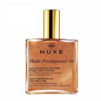 Купить nuxe prodigieuse (нюкс продижьёз) масло сухое мерцающее для лица, тела и волос 100 мл в Дзержинске