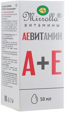 Купить мирролла ае витамин с природным витамином, 50 мл бад в Дзержинске