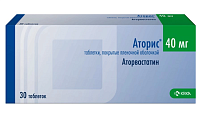 Купить аторис, таблетки, покрытые пленочной оболочкой 40мг, 30 шт в Дзержинске