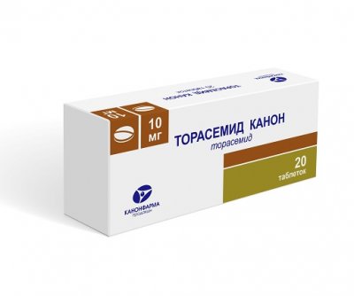 Купить торасемид-канон, таблетки 10мг, 20 шт в Дзержинске