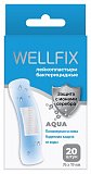 Пластырь Веллфикс (Wellfix) водонепроницаемый медицинский на полимерной основе Aqua, 20 шт