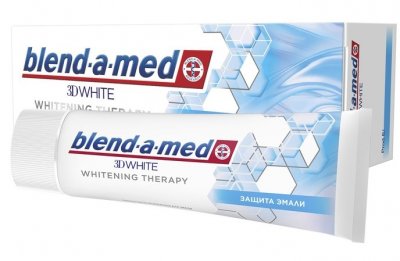 Купить бленд-а-мед (blend a med) зубная паста 3d вайт whitening therapy защита эмали 75мл в Дзержинске