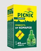 Купить picnic (пикник) family жидкость от комаров 45 ночей в Дзержинске