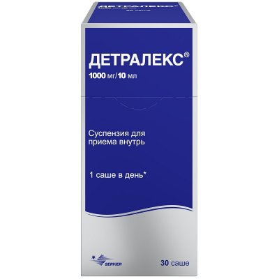 Купить детралекс, суспензия для приема внутрь 1000мг/10мл, 30 шт в Дзержинске