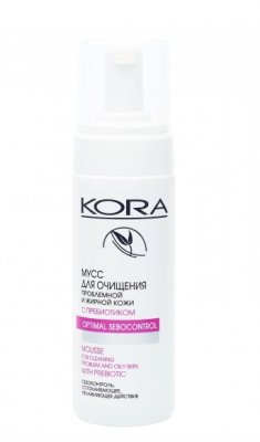 Купить kora (кора) мусс для очищения проблемной и жирной кожи лица 160мл в Дзержинске