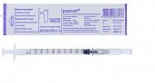 Купить шприц 1мл инсулиновый pascal 3-компонентный одноразовый, игла 27g 1шт в Дзержинске