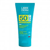 Купить librederm bronzeada (либридерм) крем солнцезащитный для лица и зоны декольте, 50мл spf50 в Дзержинске