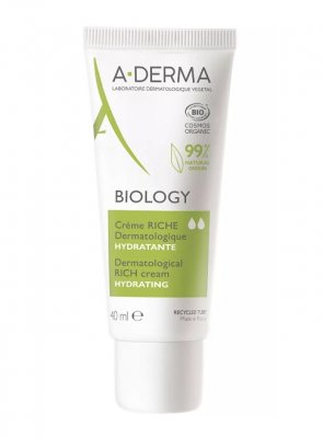 Купить a-derma biology (а-дерма) крем для хрупкой кожи лица и шеи насыщенный увлажняющий, 40мл в Дзержинске