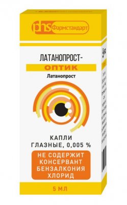 Купить латанопрост-оптик, капли глазные 0,005%, флакон 5мл в Дзержинске