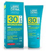 Купить librederm bronzeada (либридерм) крем солнцезащитный для лица и зоны декольте, 50мл spf30 в Дзержинске