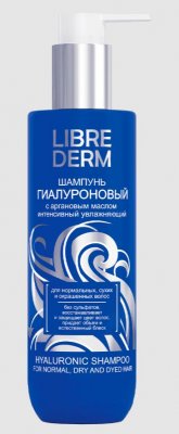 Купить librederm (либридерм) гиалуроновый шампунь интенсивное увлажнение с аргановым маслом, 250мл в Дзержинске