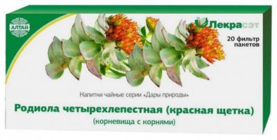 Купить родиолы четырехчленной (красная щетка) корни, фильтр-пакеты 20 шт бад в Дзержинске