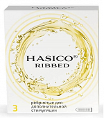 Купить hasico (хасико) презервативы ребристые 3шт в Дзержинске